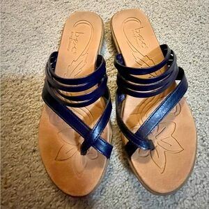 B.O.C. Sandals, sz 8, blue